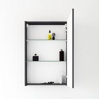 vonios spintele su veidrodziu - Vonios spintelė su veidrodžiu Riva SV 50A-5E, medžio (Wood) - 8 nuotrauka