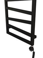 gyvatukas 50 cm - Elektrinis rankšluosčių džiovintuvas Terma ZigZag, metalinė juoda, 50 cm x 107 cm, 400 W - 3 nuotrauka