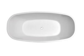vonia masterjero - Vonia, laisvai pastatoma Masterjero, 170 cm x 78 cm x 59 cm, ovalas - 4 nuotrauka