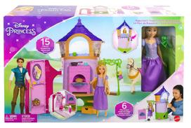 auksaplauke - Disney Princess lėlės Auksaplaukės ir bokšto rinkinys HLW30 - 5 nuotrauka