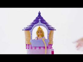 auksaplauke - Disney Princess lėlės Auksaplaukės ir bokšto rinkinys HLW30 - 7 nuotrauka