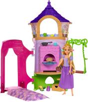 auksaplauke - Disney Princess lėlės Auksaplaukės ir bokšto rinkinys HLW30 - 8 nuotrauka