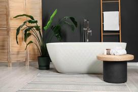 senukai akrilines vonios - Vonia, laisvai pastatoma Masterjero 159778, 170 cm x 78 cm x 60 cm, ovalas - 3 nuotrauka