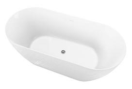 senukai akrilines vonios - Vonia, laisvai pastatoma Masterjero 159778, 170 cm x 78 cm x 60 cm, ovalas - 4 nuotrauka