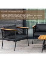 lauko baldai masterjero - Lauko baldų komplektas Masterjero Elegance, 5 vietų - 2 nuotrauka