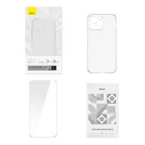 ekranas iphone 12 pro - Baseus "Crystal Clear Case + Tempered Glass iPhone 12 Pro Max" - 3 nuotrauka