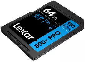 memory card 64gb - Lexar Professional 800x PRO 64GB SDXC UHS-I Flash atminties kortelė - 3 nuotrauka