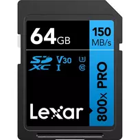 memory card 64gb - Lexar Professional 800x PRO 64GB SDXC UHS-I Flash atminties kortelė - 5 nuotrauka