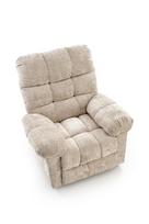 fotelis smelio spalvos - Fotelis reglaineris Halmar Amore, smėlinė (Beige) - 6 nuotrauka