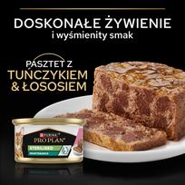purina pro plan - Šlapias kačių maistas Purina Pro Plan Salmon & Tuna, žuvis/mėsa, 0.085 kg - 5 nuotrauka
