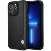 iphone 14 leather case - Case BMW BMHCP14X22RBDK iPhone 14 Pro Max 6.7" black/black hardcase Leather Blue Dots - 1 nuotrauka