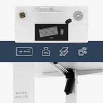 gaming desk - MARK ADLER Leader 7.3 White (Baltas) - 2 nuotrauka