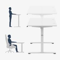 gaming desk - MARK ADLER Leader 7.3 White (Baltas) - 5 nuotrauka