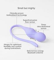 ismanusis treniruoklis - Perifit Care+ dubens dugno treniruoklis su programėlės valdymu Violetinė (Lilac) - 3 nuotrauka