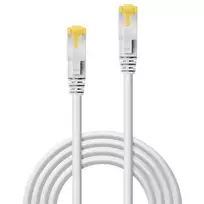 ftp kabeliai cat7 - Lindy Patchkabel Cat6A S/FTP LSOH Cat7 Rohkabel baltas 7.50m - 2 nuotrauka