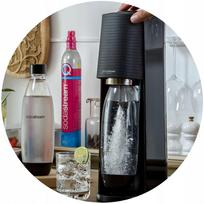 buteliai - SodaStream Fuse, juodas (Black), 2 vnt, 1 l - 2 nuotrauka