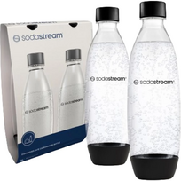 buteliai - SodaStream Fuse, juodas (Black), 2 vnt, 1 l - 3 nuotrauka