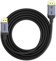 displayport 1.4 3m kabelis - UNITEK C1628GY01-3M DisplayPort kabelis Juodas, Pilkas - 3 nuotrauka