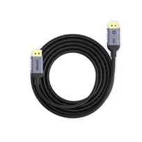 displayport cable 5m - UNITEK C1626GY01-1.5M DisplayPort kabelis 1.5m Juodas, Pilkas - 9 nuotrauka