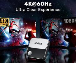hdmi siustuvas - Unitek Wireless HDMI Transmitter 4K 60Hz Juodas (Black) - 6 nuotrauka