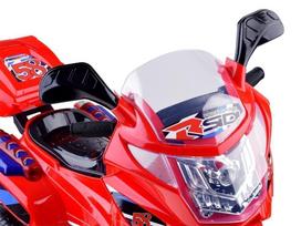 vespa elektromobilis - Vaikiškas elektrinis motociklas Vespa - raudonas - 8 nuotrauka