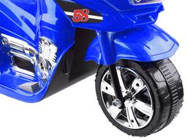 elektrinis vaikams - Vaikiškas elektrinis motociklas Vespa - mėlynas - 5 nuotrauka