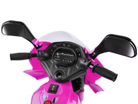 vespa elektromobilis - Vaikiškas elektrinis motociklas Vespa - rožinis - 7 nuotrauka