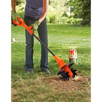 motoblokai - Black & Decker BETL1820L-QW mini kultivatorius (Juodas / Black) - 2 nuotrauka