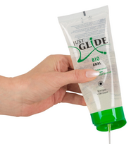 lubrikanta 200ml - Ekologiškas lubrikantas Just Glide Bio Anal, 200 ml - 2 nuotrauka