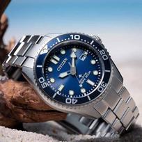 atsparus vandeniui laikrodis - CITIZEN PROMASTER BN0260-54L Mėlynas (Blue) - 8 nuotrauka