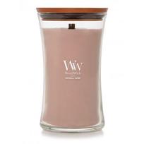 woodwick 453 zvakes - Woodwick Patchouli Créme Scented Candle kvapioji žvakė, 453 g - 5 nuotrauka