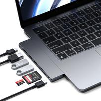 usb c 3.2 hub - Satechi USB-C Pro Hub Slim – erdvinė pilka - 3 nuotrauka