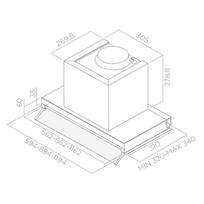 elica imontuojamas gartraukis - Elica BOX IN PLUS IXGL/A/90 - 2 nuotrauka
