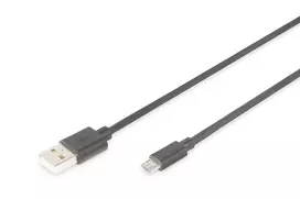 usb 3 0 type b - ASSMANN USB 2.0 connection cable type A - micro B M/M 3.0m USB 2.0 conform bl - 2 nuotrauka
