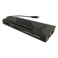 rgb sakotuvas - HUB USB LC-Power USB Hub LC-Power LC-HUB-C-MULTI-6-RGB USB-C + USB - 3 nuotrauka
