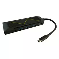 rgb sakotuvas - HUB USB LC-Power USB Hub LC-Power LC-HUB-C-MULTI-6-RGB USB-C + USB - 6 nuotrauka