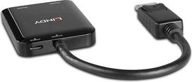 displayport kabelis 4k - Lindy 2 Port DisplayPort 1.2 MST Hub - 3 nuotrauka