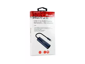 usb c laidas pd - Equip Dock USB-C->RJ45 10/100/1000 + 100W PD 0.15m gr - 6 nuotrauka