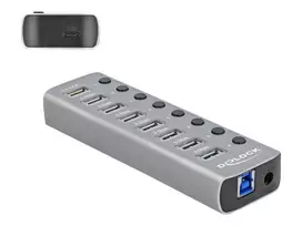 usb c 3.2 hub - HUB USB Delock 1x USB-C + 8x USB-A 3.2 Gen1 (63264) - 3 nuotrauka