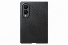 samsung z fold - Samsung Carbon Magnet Case for Galaxy Z Fold 8 Juodas (Black) - 2 nuotrauka