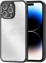 Dux Ducis Aimo dėklas Apple iPhone 15 Pro Max Juodas / Skaidrus (Black / Clear)
