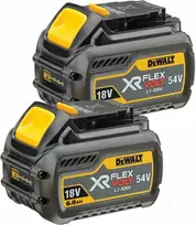 DeWalt DCB546T2-XJ, 18/54 V, 6,0 Ah, Li-ion, 2 vnt.