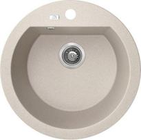 Virtuvinė plautuvė Laveo Dafne SBD_480T, Beige, granitas, 51 cm x 51 cm x 19 cm, beige