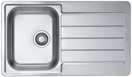 Virtuvinė plautuvė Alveus Line 20, nerūdijantysis plienas, 86 cm x 50 cm x 16 cm, sidabro sp.