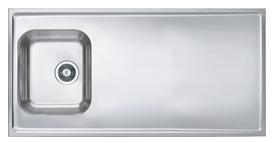 Virtuvinė plautuvė Alveus Classic Pro 90 Sat, nerūdijantysis plienas, 60 cm x 120 cm x 19 cm, chromo sp.