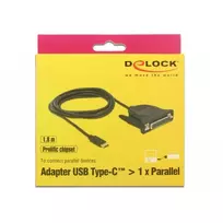 lygiagret - Kabelis USB Delock USB-C - USB-C 1.8 m Juodas (62980) - 2 nuotrauka