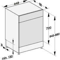 indaplove 45 cm - Miele G 5540 SC BRWS - 4 nuotrauka