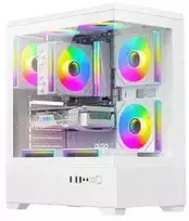 DarkFlash C365 White (Baltas) + 5 Fans