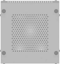 lanberg 10" - Lanberg Open Rack 10" 9U 280x300 Pilka (Grey) OR10-2309-S - 2 nuotrauka