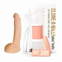 Clone-A-Willy Kit Nude vibruojantis silikoninis falo imitatorius